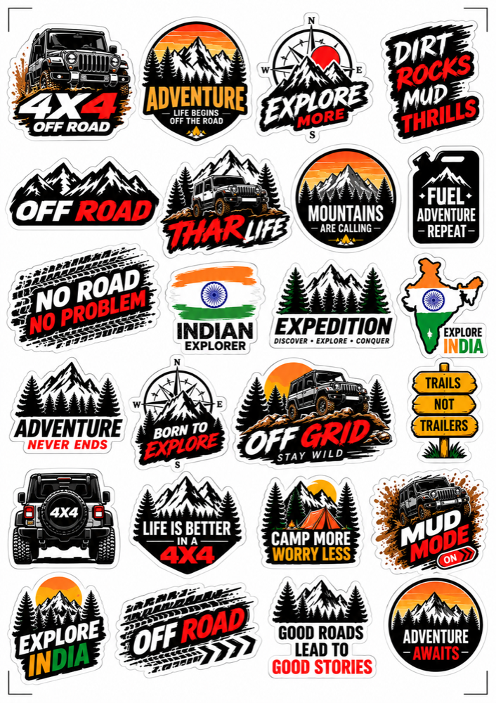 Adventure Off-Road Sheet